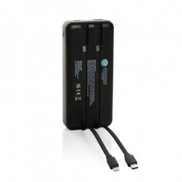 Logo trade corporate gift photo of: Gridley RCS rplastic 20000 65W laptop powerbank