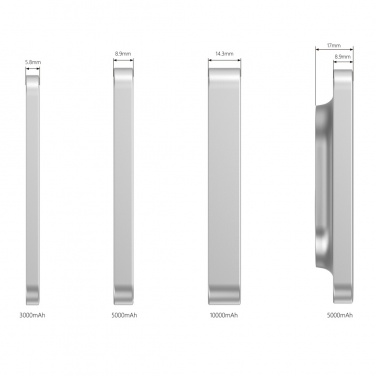 Logo trade promotional item photo of: Urban Vitamin Malibu RCS plastic/alu 5000 mah powerbank