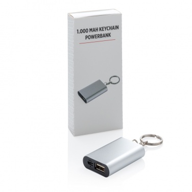 Logotrade promotional product picture of: 1.000 mAh keychain powerbank