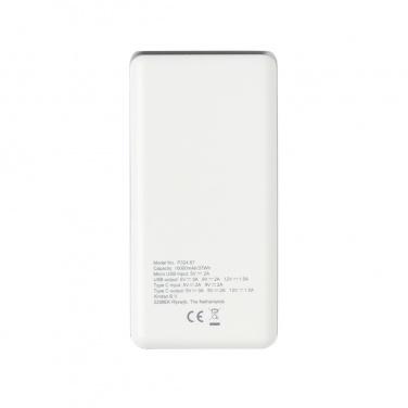 Logotrade promotional giveaway picture of: Ultra fast 10.000 mAh powerbank with PD