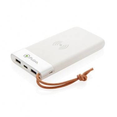 Logotrade corporate gift picture of: Aria 8.000 mAh 5W wireless charging powerbank