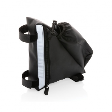 Logotrade advertising product image of: PU high visibility bike frame bag with bottle holder