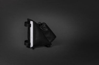 Logo trade advertising products image of: PU high visibility bike frame bag with bottle holder