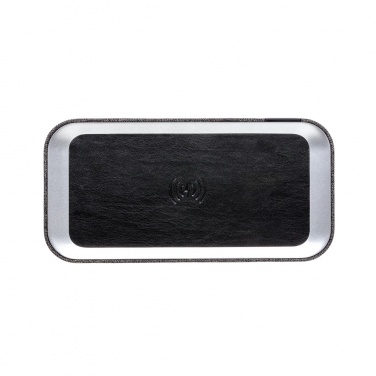 Logo trade business gifts image of: Vogue wireless charging speaker