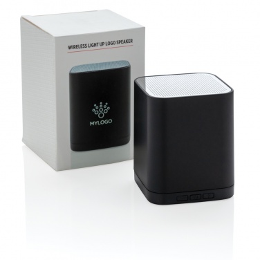 Logotrade promotional merchandise photo of: Light up logo wireless speaker