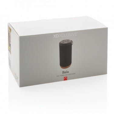 Logo trade promotional gift photo of: Baia 10W wireless speaker, cork