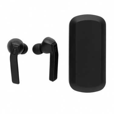 Logo trade promotional giveaway photo of: Free Flow TWS earbuds in charging case