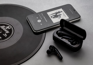 Logotrade promotional gift image of: Free Flow TWS earbuds in charging case