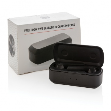 Logotrade corporate gifts photo of: Free Flow TWS earbuds in charging case