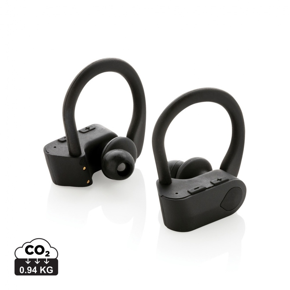 Logo trade promotional items picture of: TWS sport earbuds in charging case