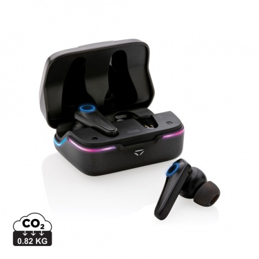 Logo trade promotional gifts picture of: RGB gaming earbuds with ENC