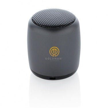 Logo trade promotional items picture of: Mini aluminium wireless speaker