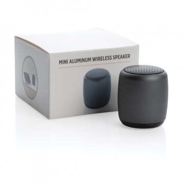 Logotrade promotional gifts photo of: Mini aluminium wireless speaker