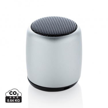 Logo trade promotional products image of: Mini aluminium wireless speaker