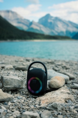 Logo trade promotional merchandise photo of: RCS recycled plastic Lightboom 5W Clip speaker