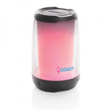 Logo trade corporate gifts picture of: RCS recycled plastic Lightboom 5W speaker