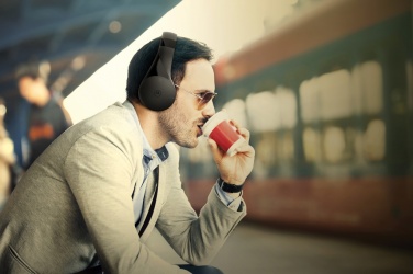 Logotrade promotional item picture of: Motorola MOTO XT500 wireless over ear headphone