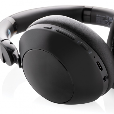 Logo trade promotional merchandise image of: Urban Vitamin Cupertino RCS rplastic ANC headphone