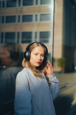 Logo trade promotional merchandise picture of: Urban Vitamin Cupertino RCS rplastic ANC headphone