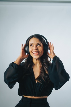 Logo trade advertising products picture of: Urban Vitamin Cupertino RCS rplastic ANC headphone