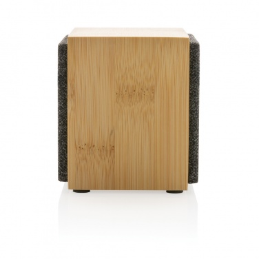 Logotrade promotional merchandise image of: Wynn 5W bamboo wireless speaker