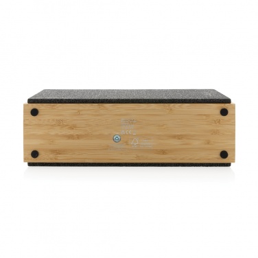 Logotrade promotional products photo of: Wynn 20W bamboo wireless speaker