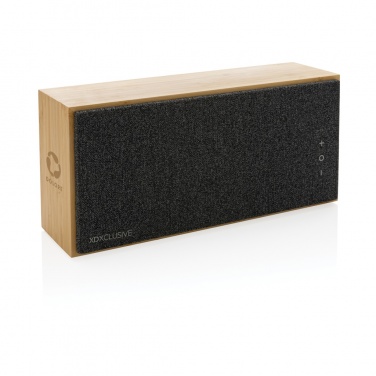 Logo trade promotional items image of: Wynn 20W bamboo wireless speaker