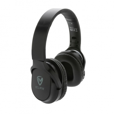 Logo trade business gift photo of: RCS recycled plastic Elite Foldable wireless headphone