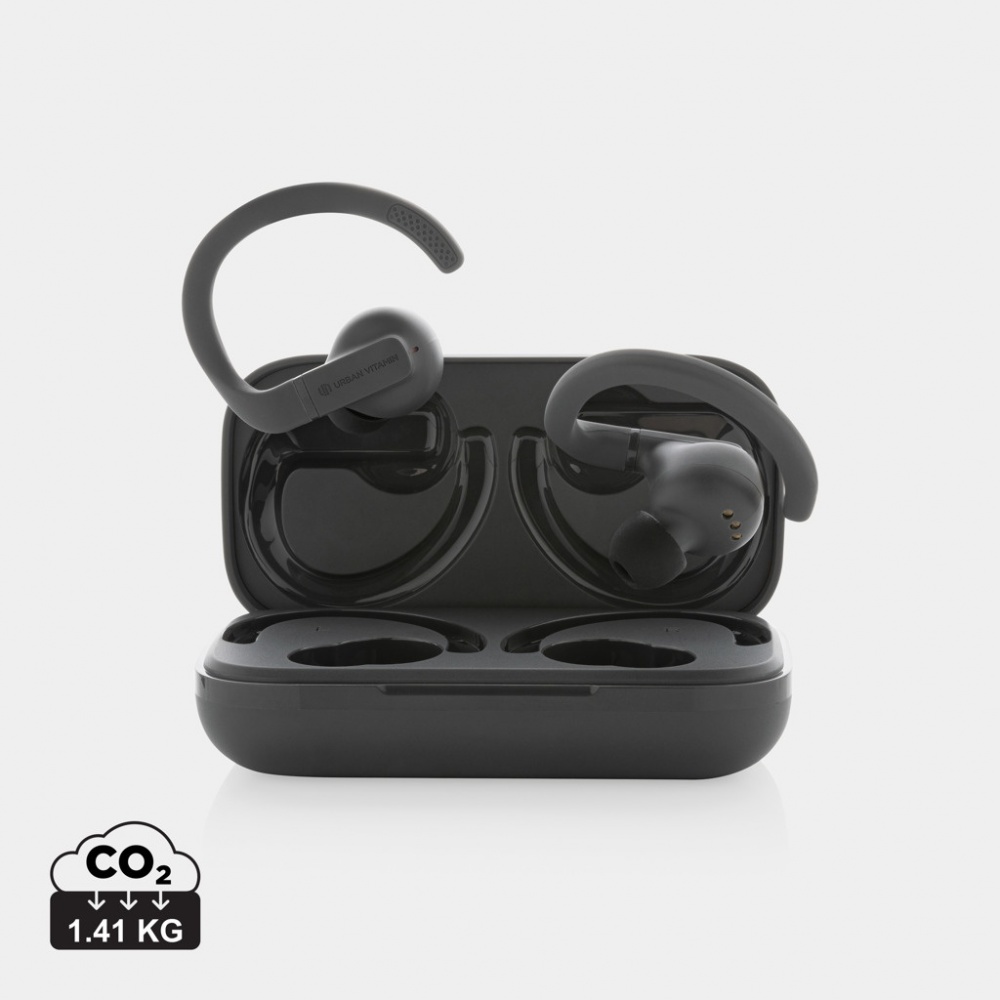Logotrade promotional item picture of: Urban Vitamin Pacifica RCS rplastic earbuds