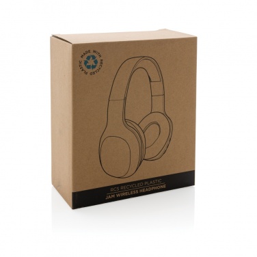 Logotrade promotional merchandise image of: RCS recycled plastic JAM wireless headphone