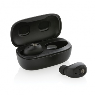 Logo trade promotional product photo of: Urban Vitamin Palm Springs RCS rplastic ENC earbuds