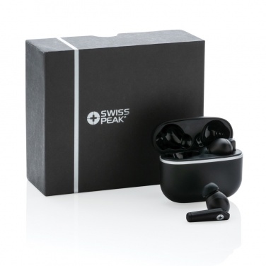 Logotrade promotional item picture of: RCS recycled plastic Swiss Peak TWS earbuds 2.0