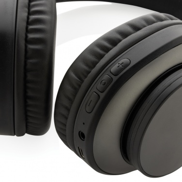 Logo trade corporate gifts image of: Terra RCS recycled aluminium wireless headphone