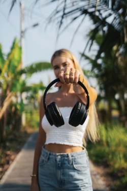 Logotrade promotional merchandise image of: Terra RCS recycled aluminium wireless headphone