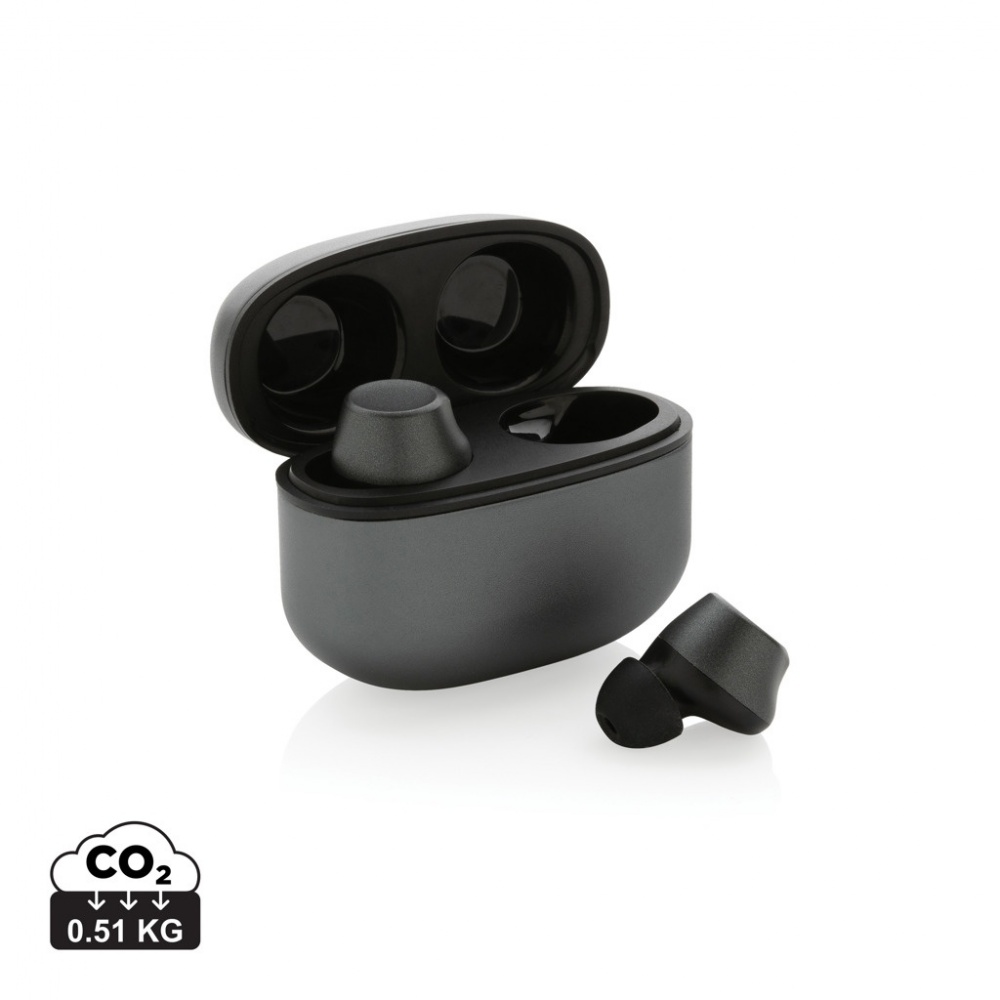 Logotrade corporate gift picture of: Terra RCS recycled aluminium wireless earbuds