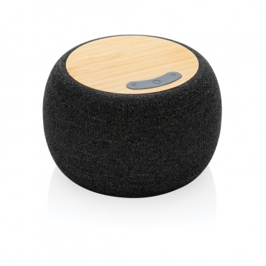 Logo trade promotional gifts picture of: RCS Rplastic/PET and bamboo 5W speaker
