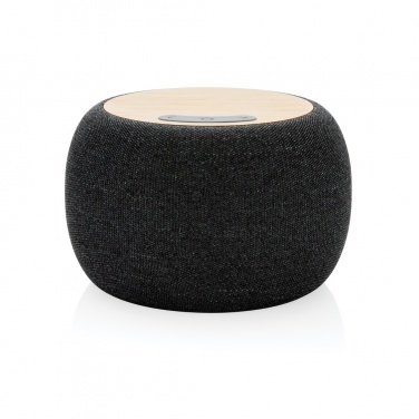 Logo trade advertising product photo of: RCS Rplastic/PET and bamboo 5W speaker