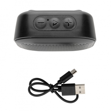 Logo trade advertising product photo of: RCS recycled plastic Soundbox 3W speaker