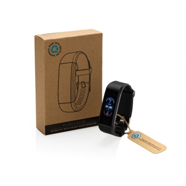 Logo trade promotional giveaway photo of: RCS recycled TPU Sense Fit with heart rate monitor