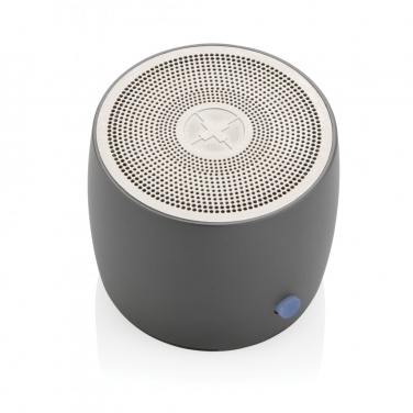 Logo trade promotional giveaways picture of: Swiss Peak RCS recycled aluminum 3W bass speaker