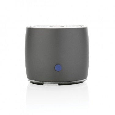 Logo trade corporate gifts image of: Swiss Peak RCS recycled aluminum 3W bass speaker