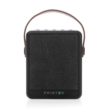 Logo trade advertising product photo of: Skywave RCS recycled plastic solar speaker 12W