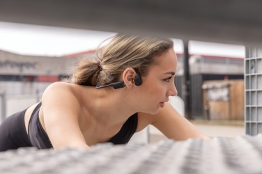 Logo trade advertising products image of: Urban Vitamin Glendale RCS rplastic air conductive headphone