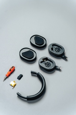 Logotrade promotional gift picture of: Irvine RCS recycled and repairable ANC wireless headphone