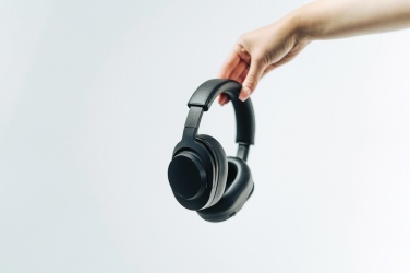 Logo trade promotional giveaways image of: Irvine RCS recycled and repairable ANC wireless headphone