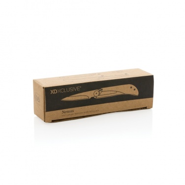 Logotrade promotional item image of: Nemus Luxury Wooden knife with lock