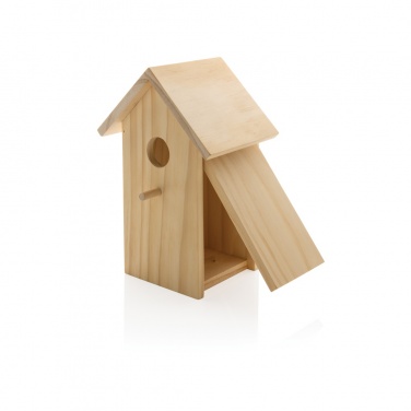 Logo trade business gift photo of: Wooden birdhouse