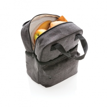 Logo trade corporate gift photo of: Cooler bag with 2 insulated compartments