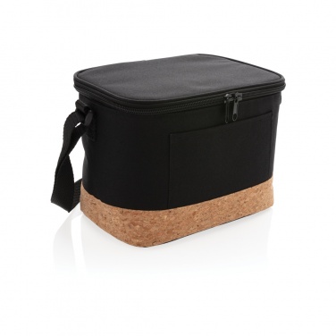 Logo trade promotional merchandise picture of: Two tone cooler bag with cork detail