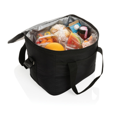 Logo trade promotional merchandise image of: Pedro AWARE™ RPET deluxe cooler bag with 5W solar panel